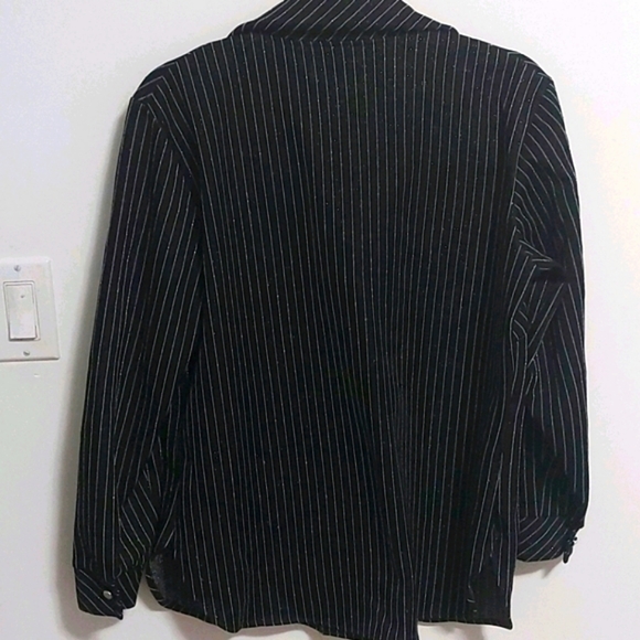 Edwards Vintage Sparkle pinstripes Blazer - Picture 11 of 16
